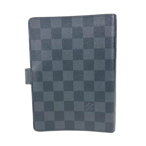 LOUIS VUITTON R20242 Damier Graphite Agenda MM stationery Notebook cover - Picture 4 of 14